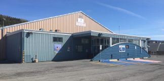 Le Centre civique Luc-Germain de Gaspé.